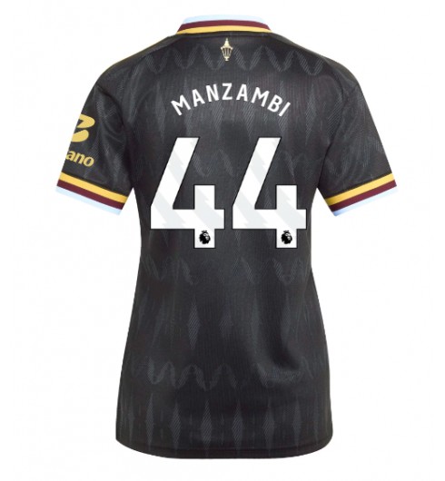 Aston Villa Johan Manzambi #44 Vieraspaita Naisten 2026-27 Lyhythihainen Aston Villa Johan Manzambi #44 Vieraspaita Naisten 2026-27 Lyhythihainen